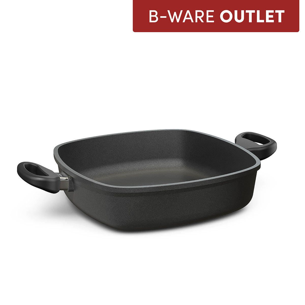 Im bware outlet von Hoffmann finden Sie die eckige Schmorpfanne mit festen Griffen, die Ihnen beim Schmoren und Braten maximale Kontrolle und Sicherheit bietet.