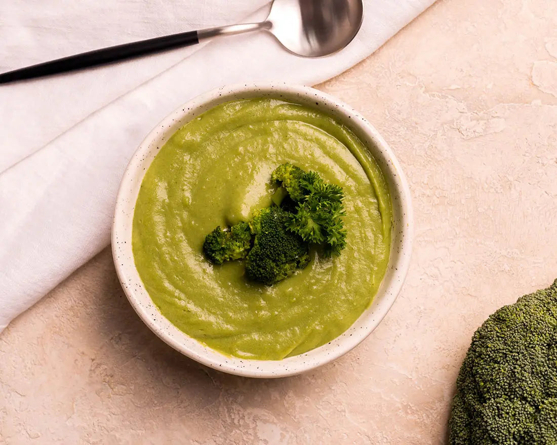 Frische Brokkolisuppe