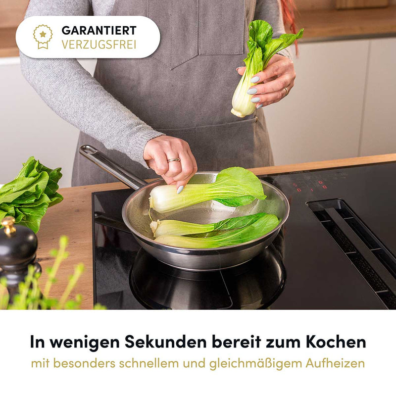 Edelstahl Bratpfanne