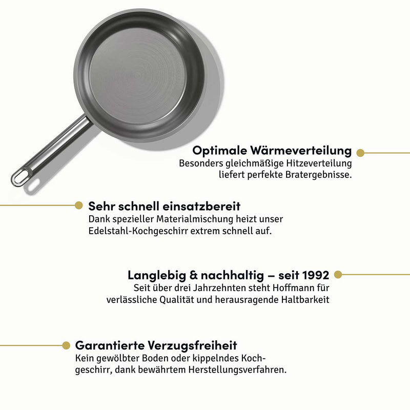 Edelstahl Bratpfanne