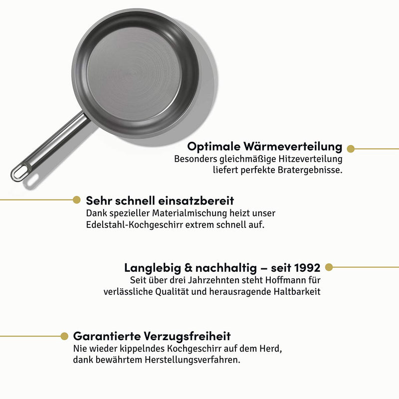 Edelstahl Bratpfanne