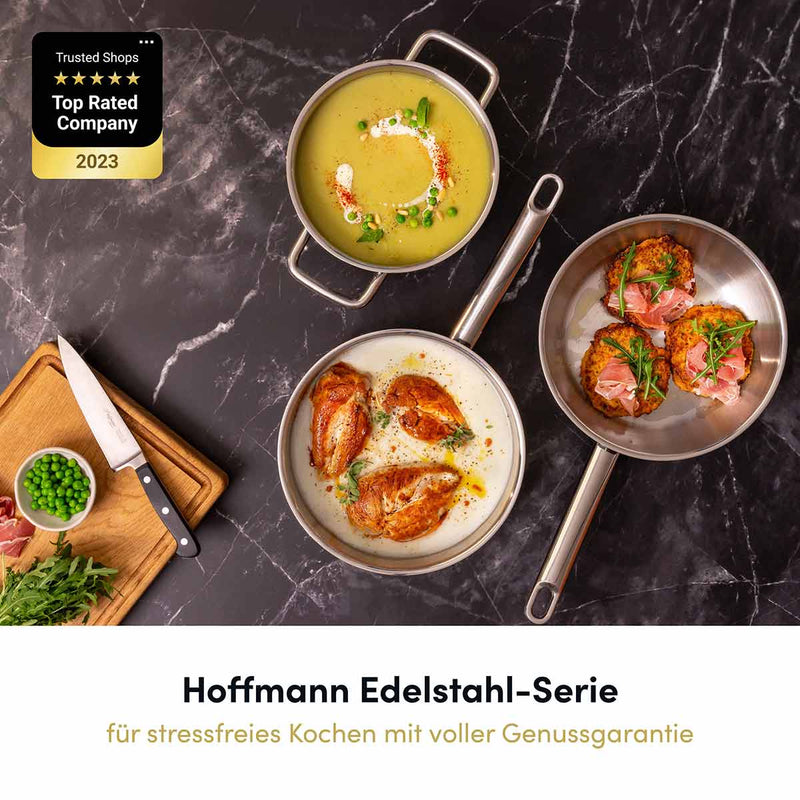 Edelstahl Hochrandpfanne