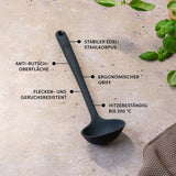 Schöpfkelle mit robustem Edelstahlkern