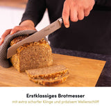 Brotzeit-Sparset I Schneidebrett aus Birkenholz I Brotmesser
