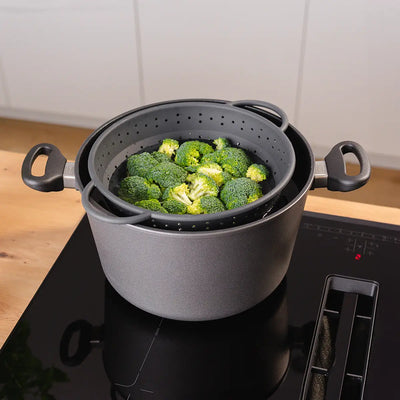 Faltsieb mit robusten Edelstahlring