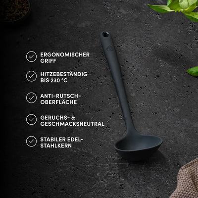 Schöpfkelle mit robustem Edelstahlkern