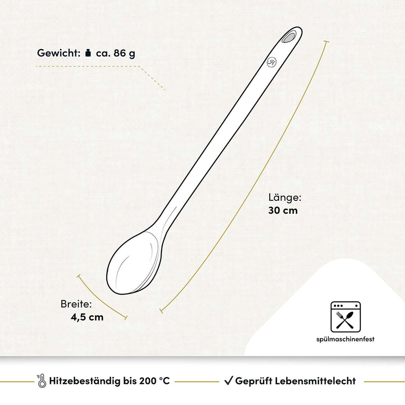 Kochlöffel mit robustem Edelstahlkern