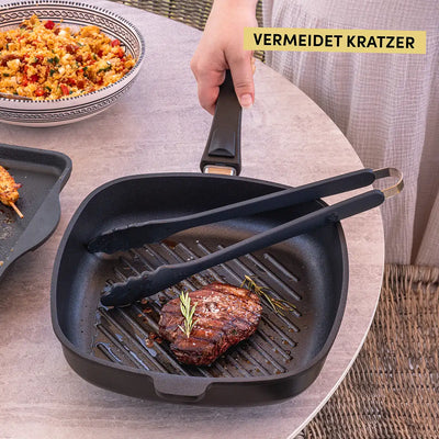Küchenzange mit robustem Edelstahlkern