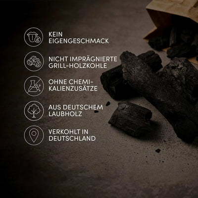 Premium Buchen-Grillholzkohle