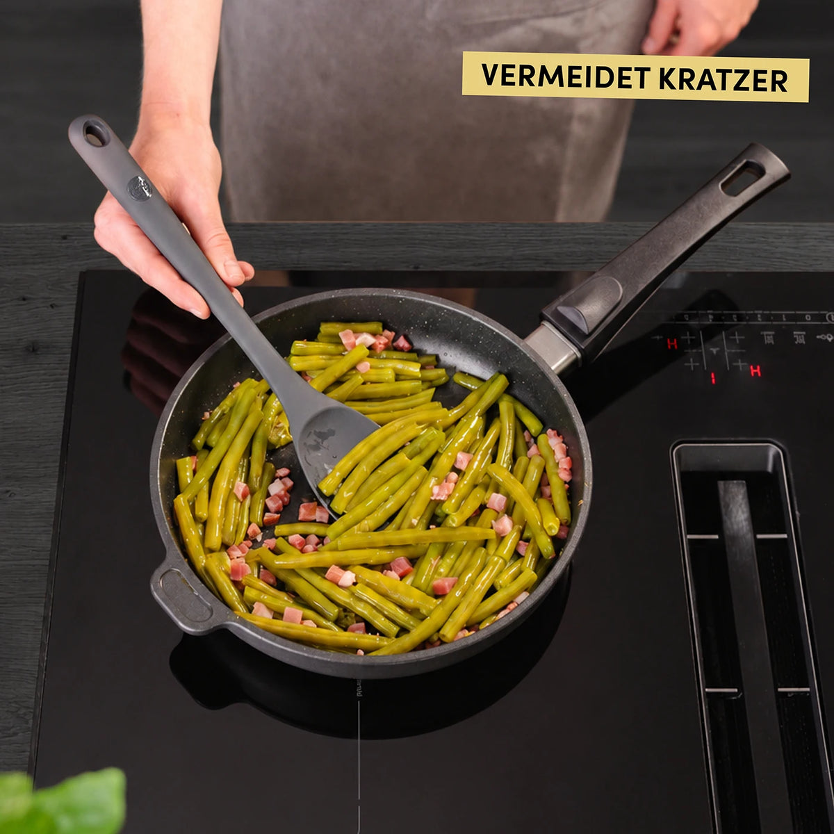 Servierlöffel mit robustem Edelstahlkern