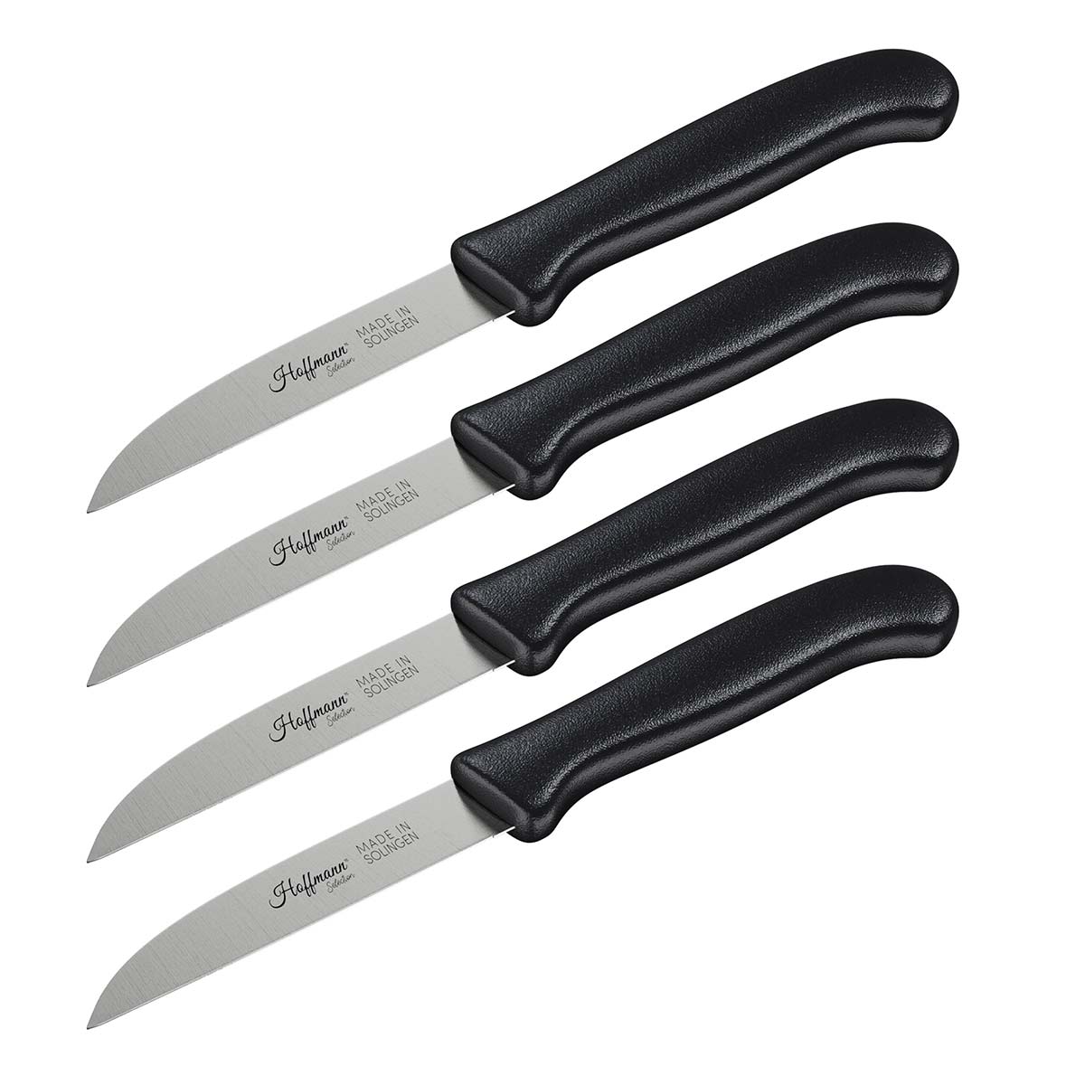 Das Hoffmann Zöppken 4er-Set vereint traditionelle Form, hochwertige Verarbeitung und alltagstaugliche Schärfe – perfekt für deine Küche.