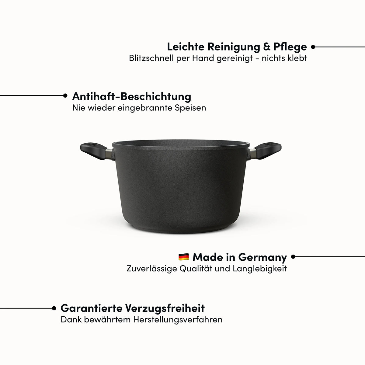 Kochtopf 28 cm groß | Für perfekte Kochergebnisse
