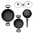 STONIQ Topf-TRIO | PFAS-Frei | Kochtopf 20, 24 cm, Milchtopf