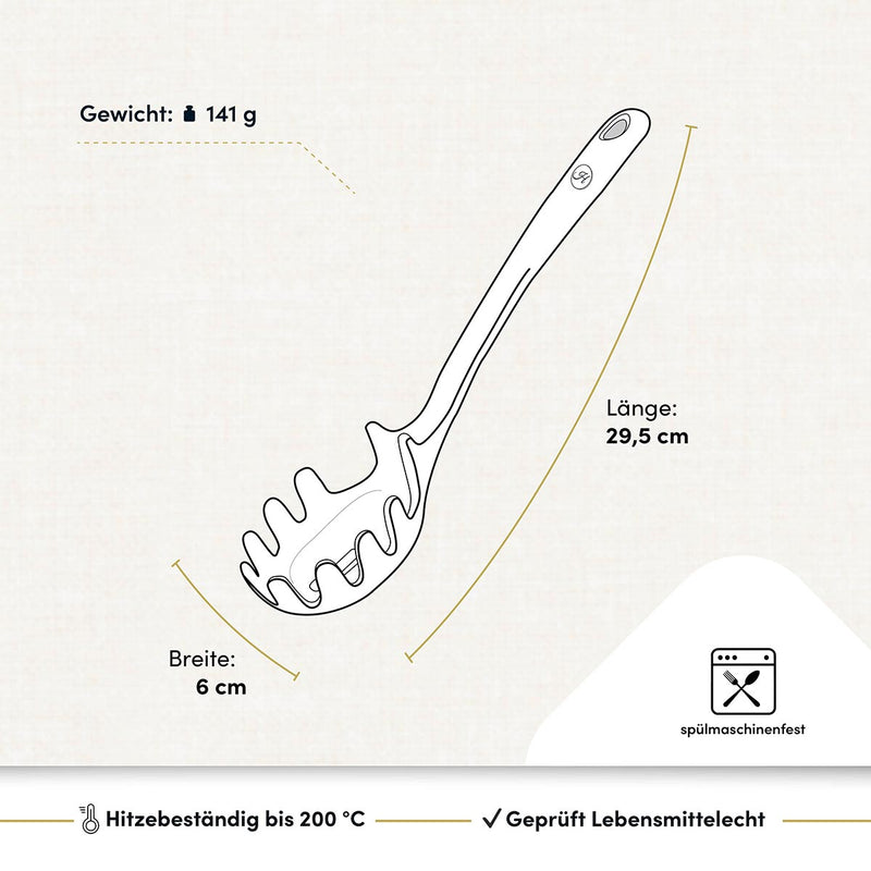 Pastalöffel mit robustem Edelstahlkern
