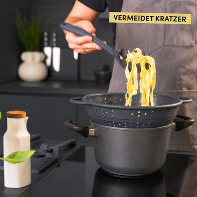 Faltsieb mit robusten Edelstahlring