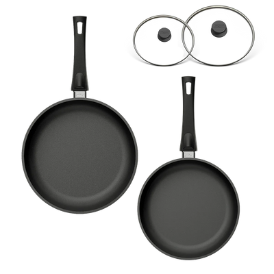 Bratpfannen Set | STONIQ | 24+28 cm | PFAS-FREI