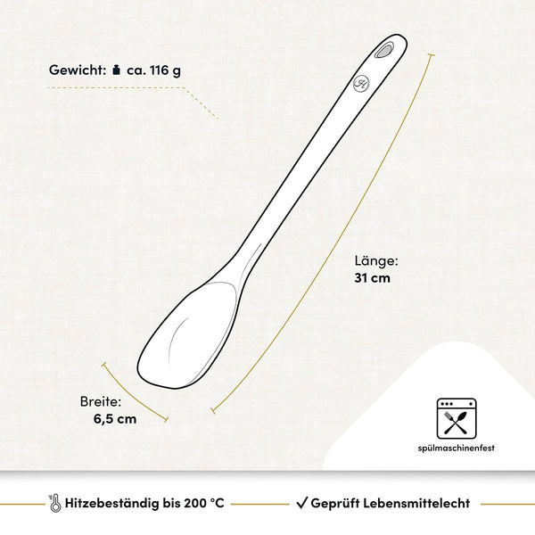 Servierlöffel mit robustem Edelstahlkern