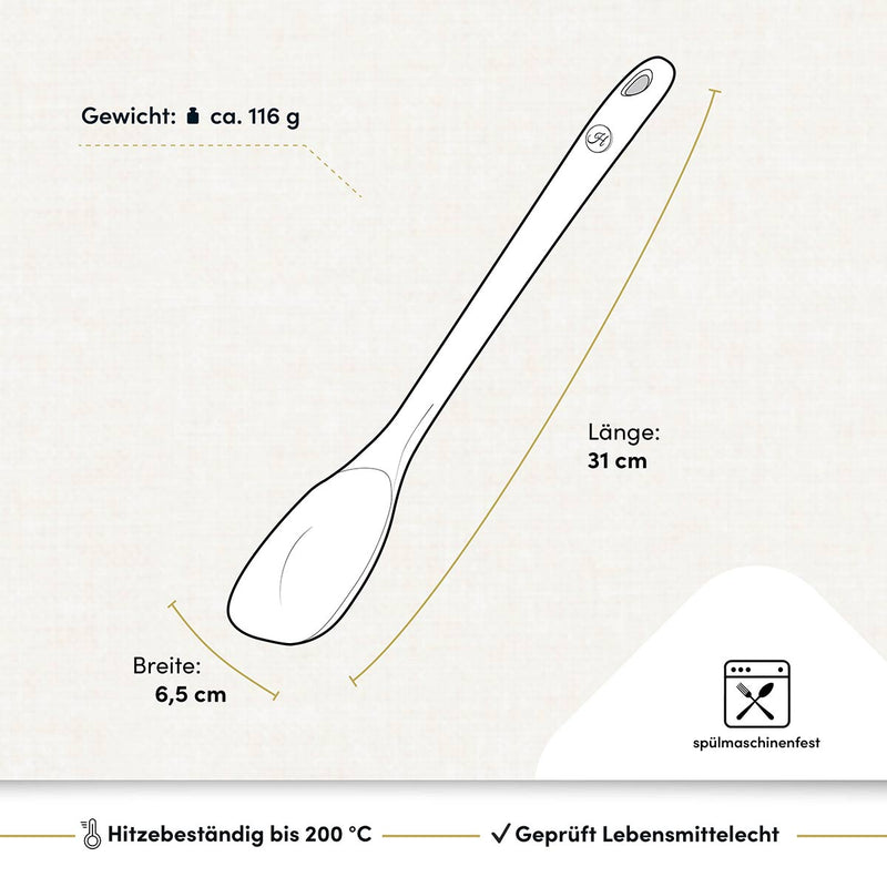 Servierlöffel mit robustem Edelstahlkern