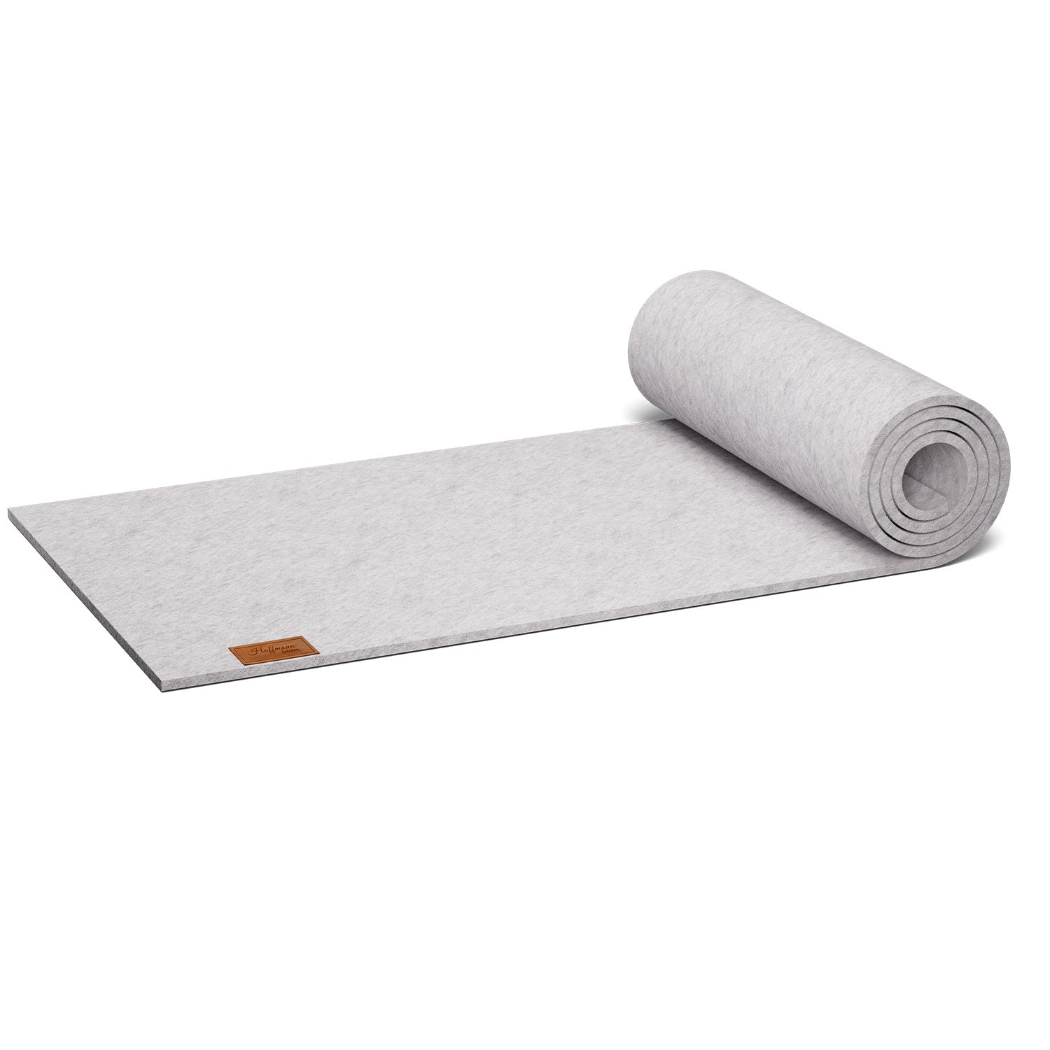 Eleganter Tischläufer 100x30 cm oder 150x40 cm hellgrau