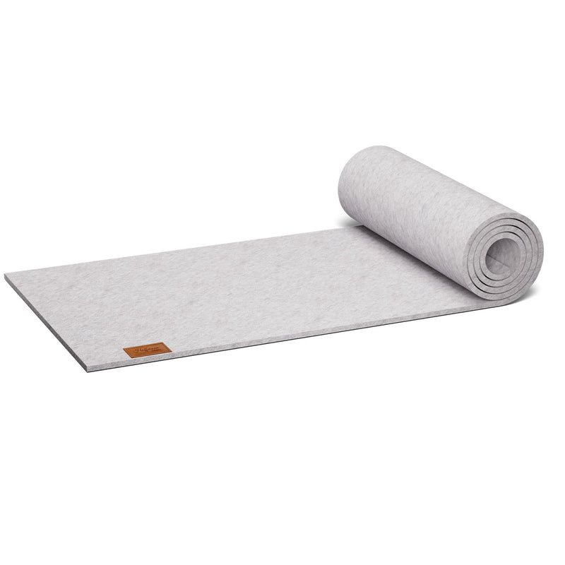 Eleganter Tischläufer 100x30 cm oder 150x40 cm hellgrau