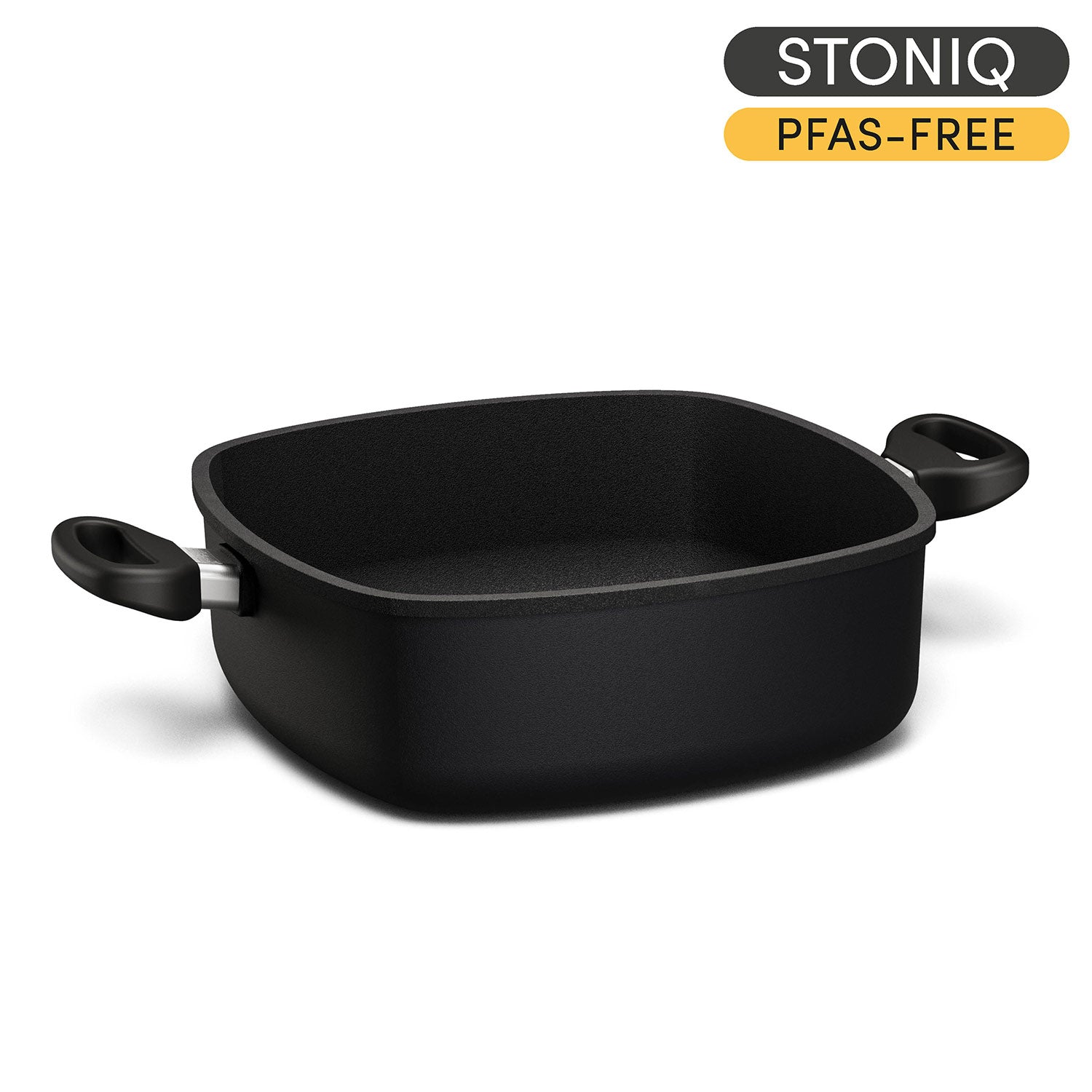 Bräter eckig 28x28 cm STONIQ