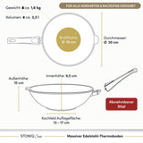 Wokpfanne | STONIQ | PFAS-FREI