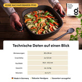 Bräter eckig | STONIQ | PFAS-FREI