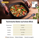 Bräter eckig | STONIQ | PFAS-FREI