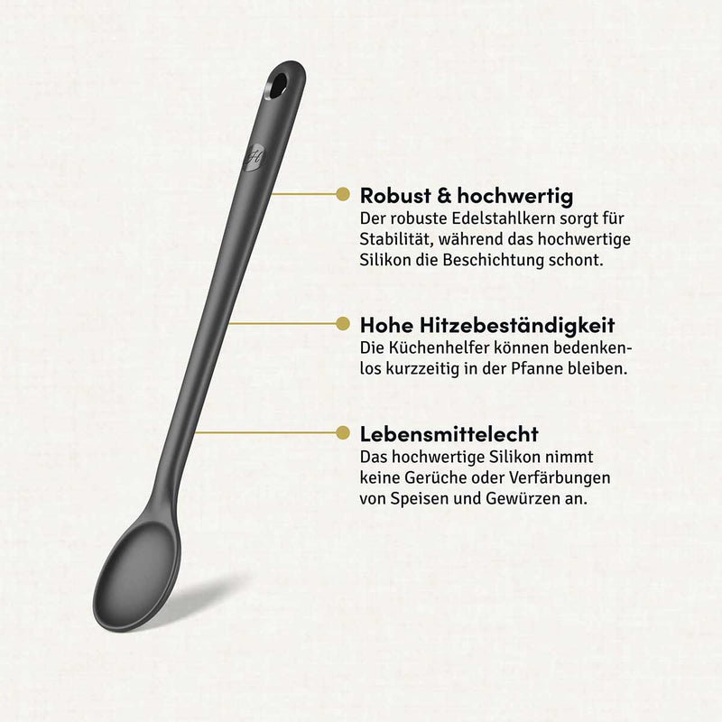 Kochlöffel mit robustem Edelstahlkern